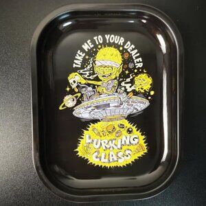 ✨ NEW✨  Lurking Class by Sketchy Tank Burrito Breath Dealer Black Rolling Tray